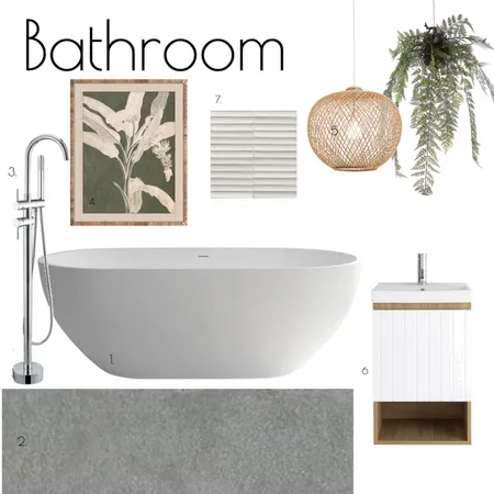 Bathroom Interior Design Mood Board by FOUR WINDS on Style Sourcebook