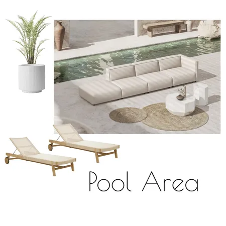 Daniella Pool Area Interior Design Mood Board by Insta-Styled on Style Sourcebook