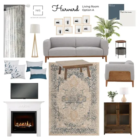 Harvard Living room (option A) Interior Design Mood Board by Nis Interiors on Style Sourcebook