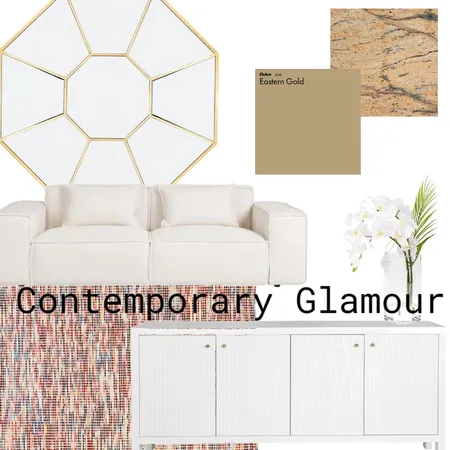 Contemporary Glam Interior Design Mood Board by Bianco Design Co on Style Sourcebook