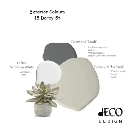 Darcy St Exterior Colours Interior Design Mood Board by decodesign on Style Sourcebook