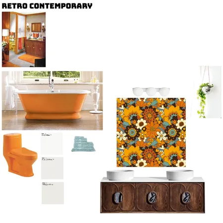 RETRO CONTEMPORARY Interior Design Mood Board by modernminimalist on Style Sourcebook