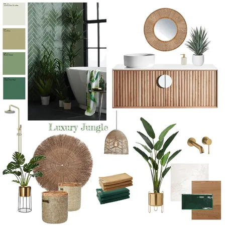 Luxury jungle Interior Design Mood Board by Ri-Style on Style Sourcebook