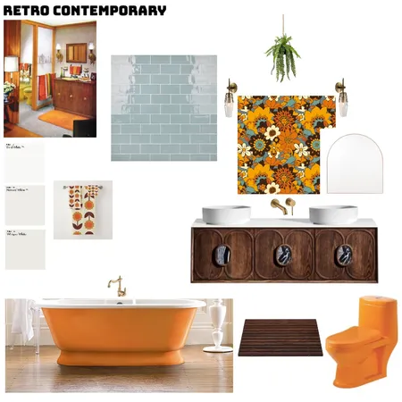 RETRO CONTEMPORARY Interior Design Mood Board by modernminimalist on Style Sourcebook