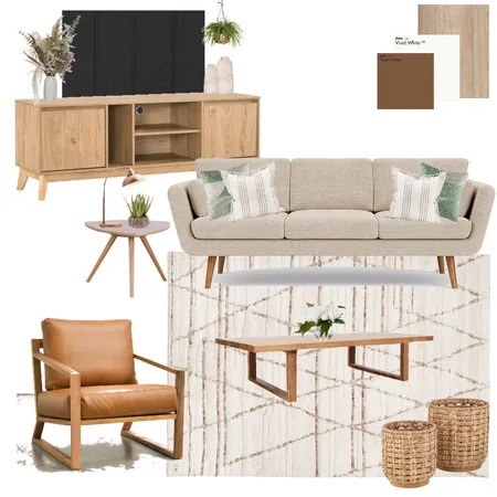 Module 9 LIVING ROOM 1 Interior Design Mood Board by Ursula Gryzenhout on Style Sourcebook