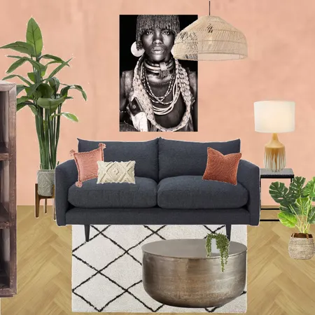 Julie Herbain living room with Java light, brown Kallax and lamp Interior Design Mood Board by Laurenboyes on Style Sourcebook
