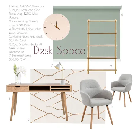 desk Interior Design Mood Board by interiorbyhunter on Style Sourcebook