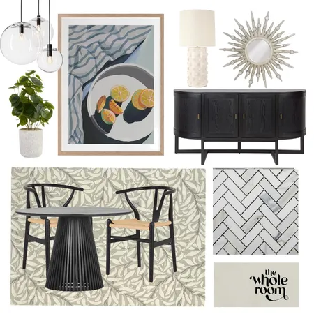 Dining Details Interior Design Mood Board by The Whole Room on Style Sourcebook