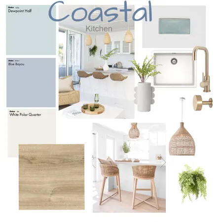 Coastal Kitchen Interior Design Mood Board by Shell Shepherd on Style Sourcebook