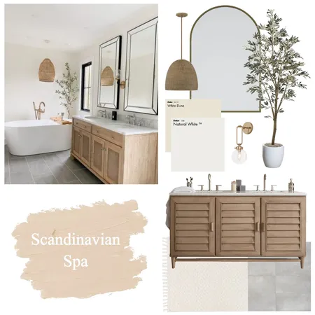 Scandinavian Spa Interior Design Mood Board by meglockerbie on Style Sourcebook