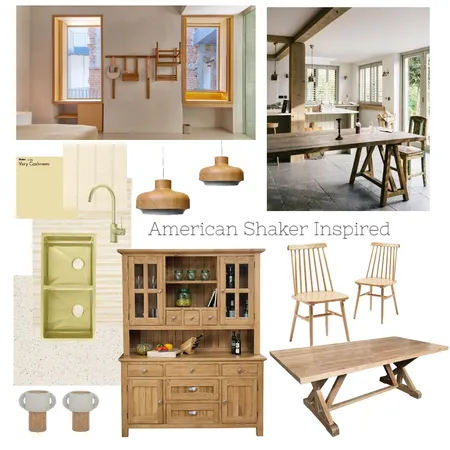 MB_American Shaker Interior Design Mood Board by Maihuong on Style Sourcebook