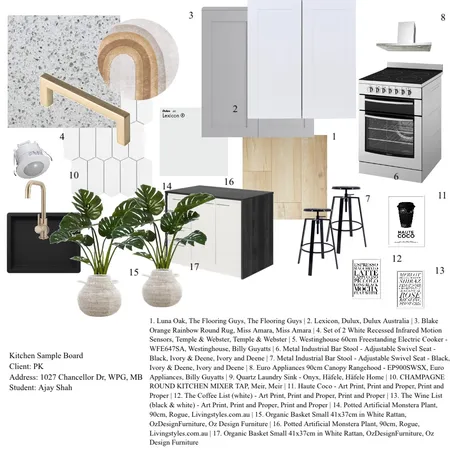 Kitchen MB Interior Design Mood Board by ShaHAUS on Style Sourcebook