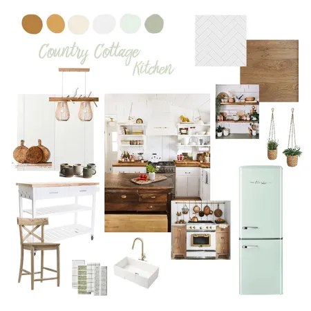 Country Cottage Kitchen Interior Design Mood Board by Allissia on Style Sourcebook