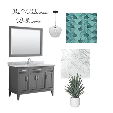 The Wilderness Bathroom Interior Design Mood Board by creative grace interiors on Style Sourcebook
