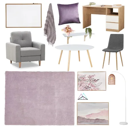 Lilac room Interior Design Mood Board by Invelope on Style Sourcebook
