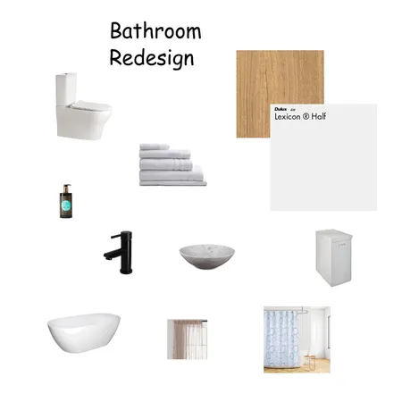 Bathroom Redesign Interior Design Mood Board by Maya P on Style Sourcebook