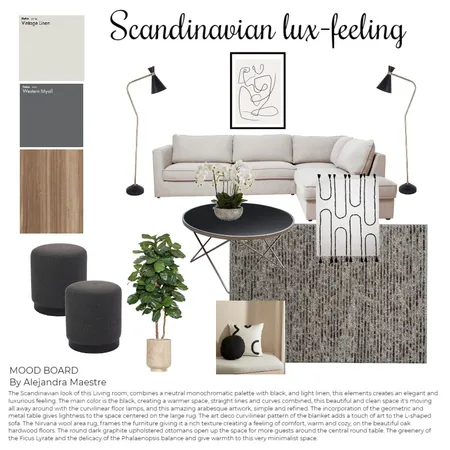 Scandinavian lux-feeling Interior Design Mood Board by Alejandra Maestre on Style Sourcebook