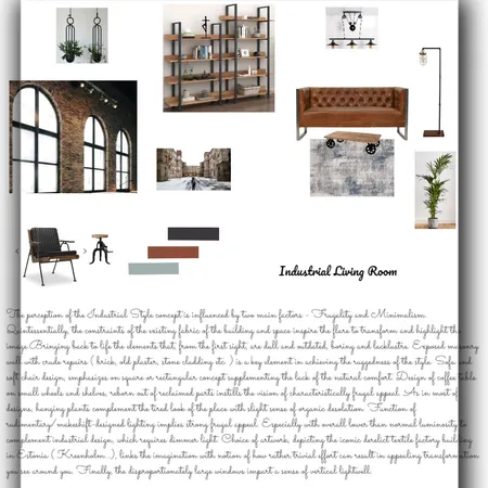 industrial Interior Design Mood Board by Natalja2021 on Style Sourcebook