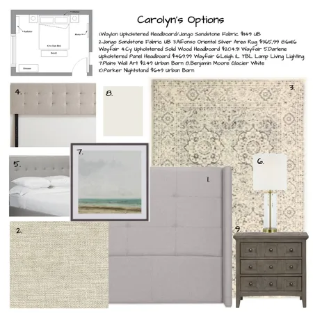 Carolyn's Options Interior Design Mood Board by jenleclair on Style Sourcebook
