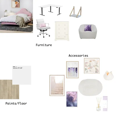 Olivia's room! Interior Design Mood Board by Gumpeee on Style Sourcebook