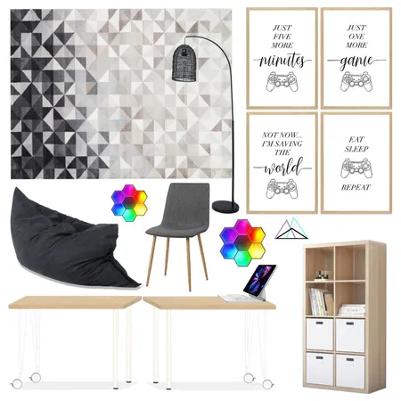 gaming room Interior Design Mood Board by Invelope on Style Sourcebook