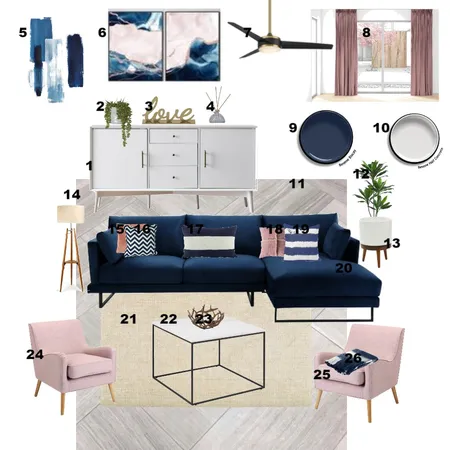 Living room final Interior Design Mood Board by Power Interiors on Style Sourcebook