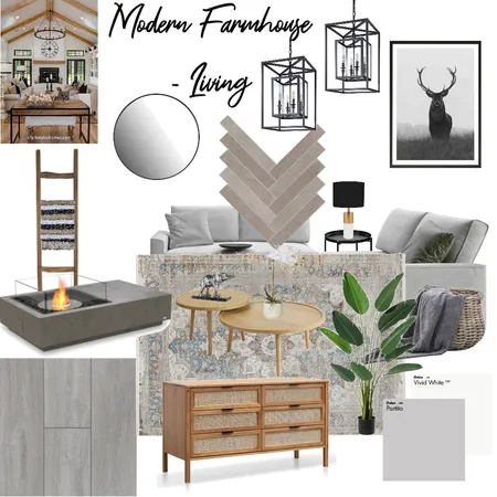 Modern Farmhouse Interior Design Mood Board by Gerhardt Interiors on Style Sourcebook