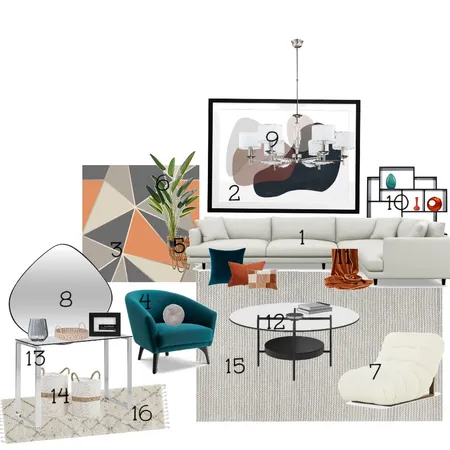 LIVING ROOM Interior Design Mood Board by siamz on Style Sourcebook