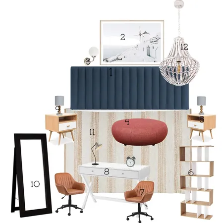 Guestbedroom/ study Interior Design Mood Board by siamz on Style Sourcebook