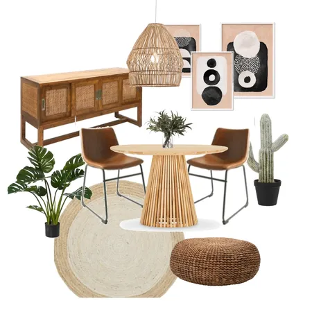 Boho dining Interior Design Mood Board by Edna Oliveira on Style Sourcebook