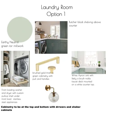 Moorelands sage laundry room Interior Design Mood Board by Melanie Henry on Style Sourcebook