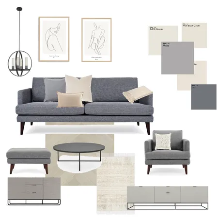 Beige Grey Interior Design Mood Board by Raff on Style Sourcebook