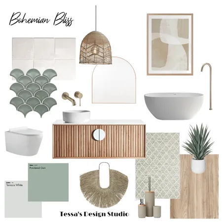 Bohemian Bliss Interior Design Mood Board by TessaTav on Style Sourcebook
