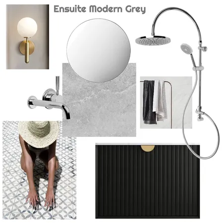 Ensuite Modern Grey Interior Design Mood Board by SuniDesign on Style Sourcebook