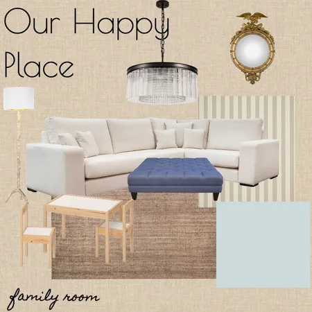 Our Happy Place - Family Room Interior Design Mood Board by RLInteriors on Style Sourcebook