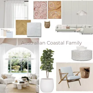 Australian Coastal Family Interior Design Mood Board by slbrown@y7mail.com on Style Sourcebook