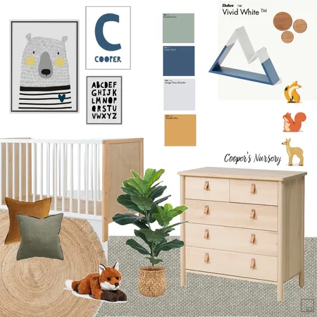 Cooper's Nursery Interior Design Mood Board by Baico Interiors on Style Sourcebook