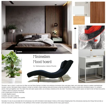 Assignment 3  Minimalism Mood Board Interior Design Mood Board by jess2530 on Style Sourcebook