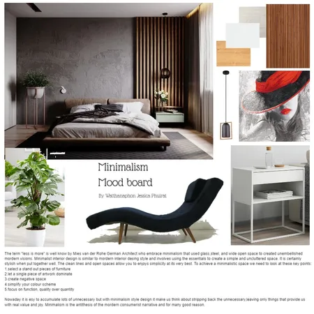 Assignment 3:  Minimalism Mood Board Interior Design Mood Board by jess2530 on Style Sourcebook