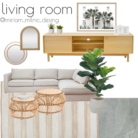 boho living room Interior Design Mood Board by miriammilnic on Style Sourcebook