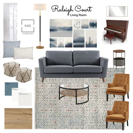 Raleigh Court - Living Room F Interior Design Mood Board by Nis Interiors on Style Sourcebook