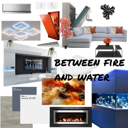 between fire and water Interior Design Mood Board by LinaLiv on Style Sourcebook