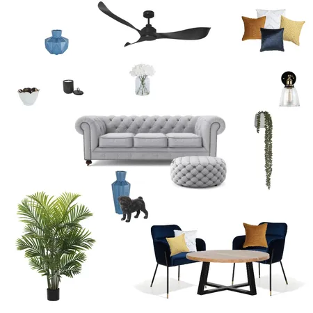 Living Area Module 9 Interior Design Mood Board by Holly Gibbs on Style Sourcebook