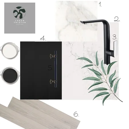 Kitchen material Board Interior Design Mood Board by Logan van Rooyen on Style Sourcebook