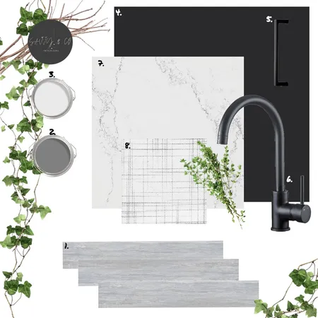 Digital Material Board Interior Design Mood Board by Savvy & Co. on Style Sourcebook