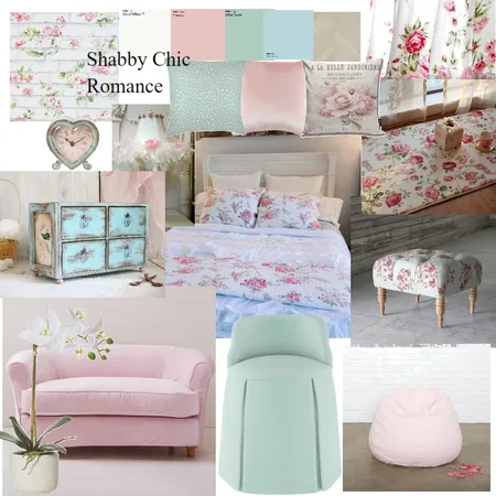 Shabby Chic Romance Interior Design Mood Board by Ashling on Style Sourcebook