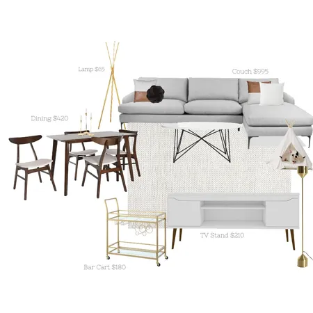 NYC Apt Living Room - 2 Interior Design Mood Board by coffeebreak on Style Sourcebook