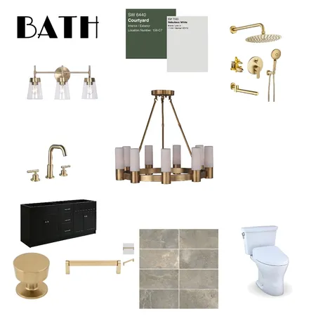 BATH Interior Design Mood Board by Mary Helen Uplifting Designs on Style Sourcebook
