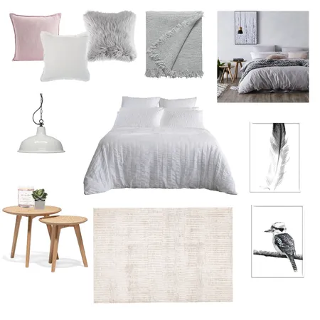 Scandi-Boho Bedroom Interior Design Mood Board by Anna Davidson Interior Designs on Style Sourcebook