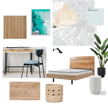 Motel Bedroom Interior Design Mood Board by chelseamiddleton on Style Sourcebook